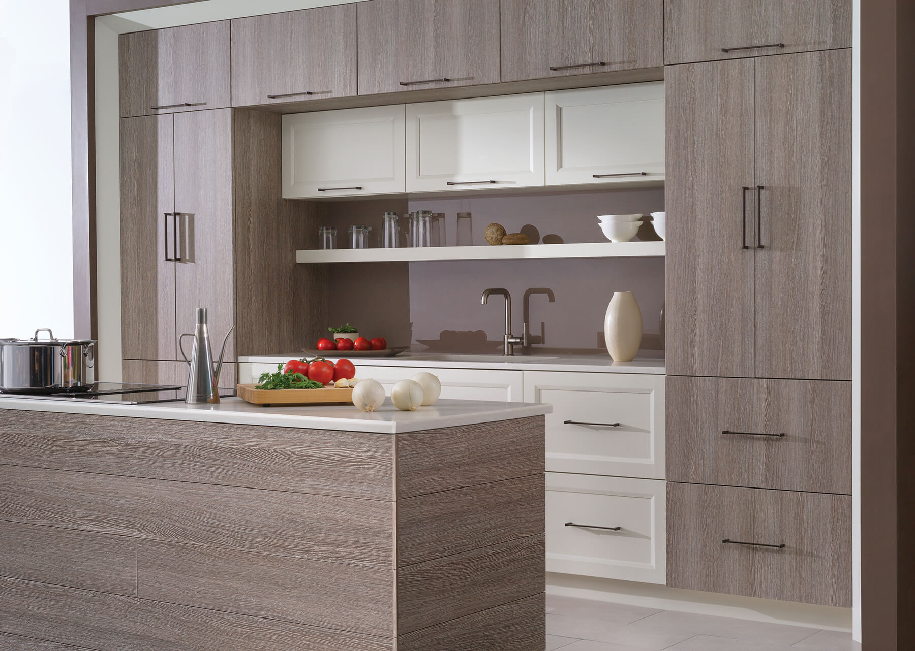 color of laminate for light oak kitchen cabinet